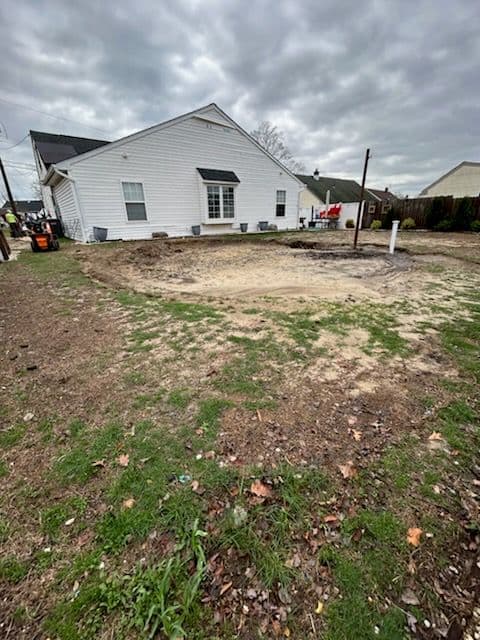 Backyard Lawn Installation in Wenonah, NJ