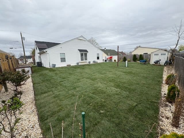 Gallery photos for Backyard Lawn Installation in Wenonah, NJ: Image #3